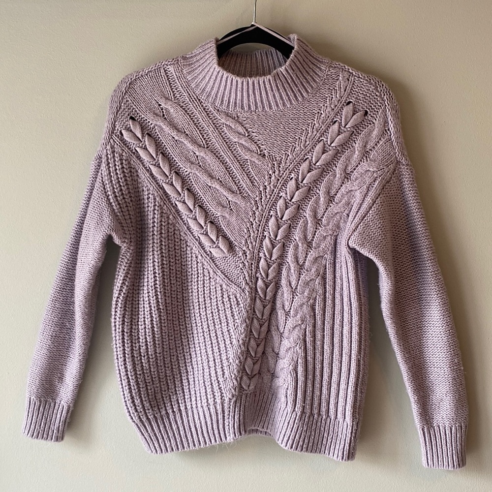 Simply Vera Vera Wang - purple long sleeve sweater